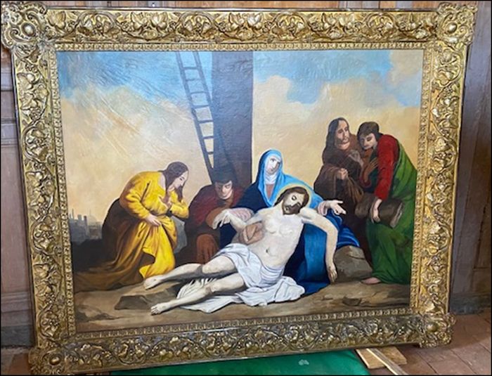Visite guidée et découverte de la restauration du chemin de croix, Église paroissiale Saint-Jean-Baptiste, La Ménitré