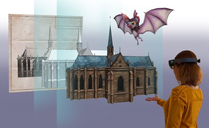 Visite immersive de la basilique Notre-Dame-de-Boulogne, Salle du Parchamp, Boulogne-Billancourt
