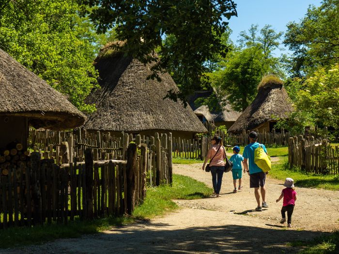 Visite libre : le village gaulois, Village gaulois, Rieux-Volvestre