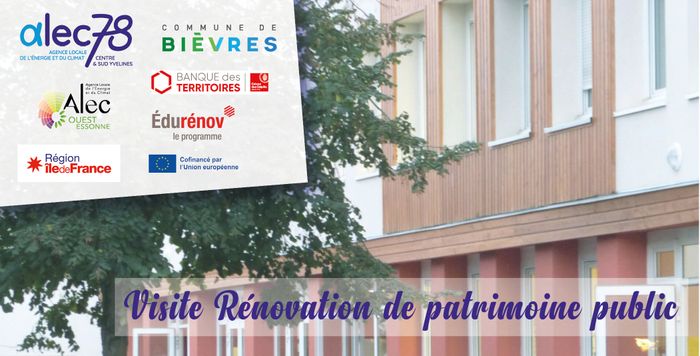 Visite Rénovation de patrimoine public, allée des Castors, Bièvres
