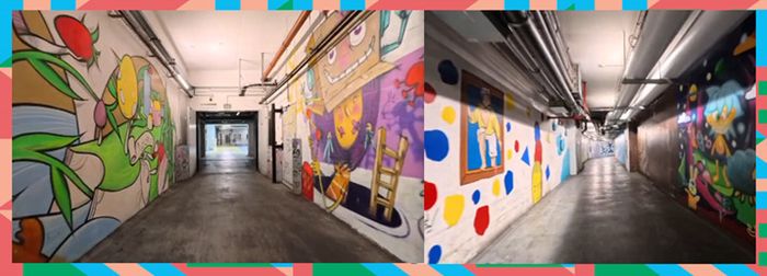 Visite street art confidentielle des galeries de l’hôpital Necker, Hôpital Necker-Enfants malades, Paris