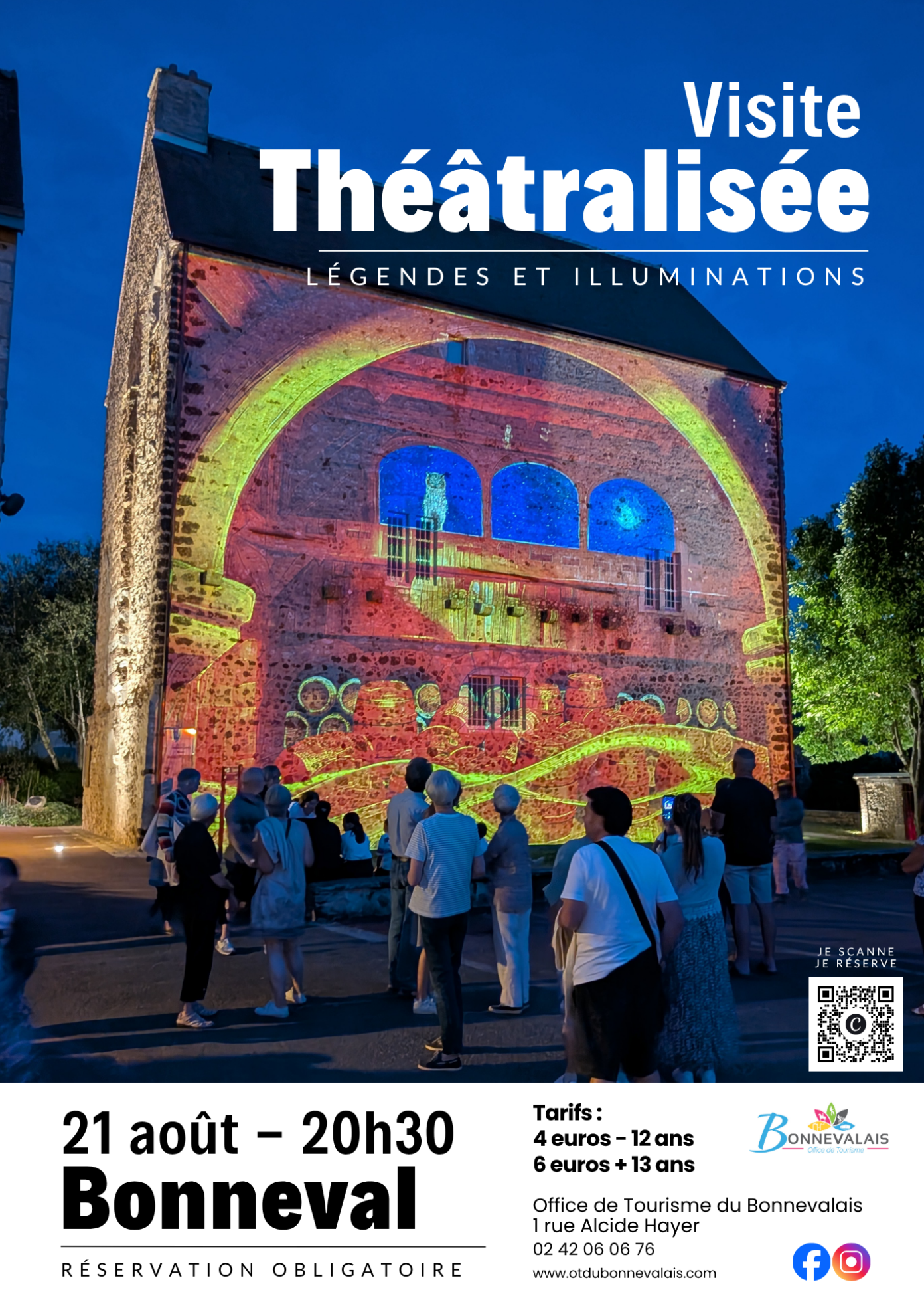 Visite théâtraliséée Légendes et illuminations  Bonneval