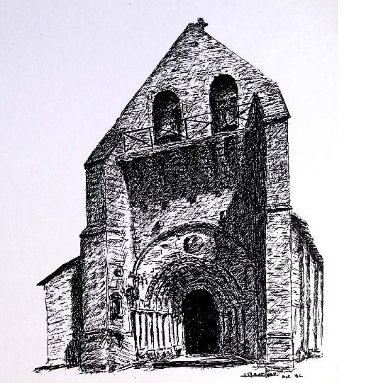 Visites de l’église classée de Saint-Martin de Haux, Église Saint-Martin, Haux