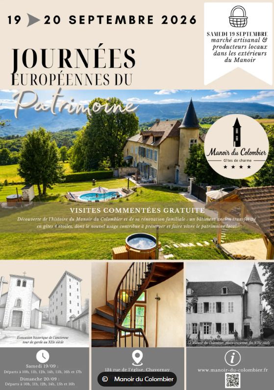 Visites du manoir du Colombier, Manoir du Colombier, Arvière-en-Valromey