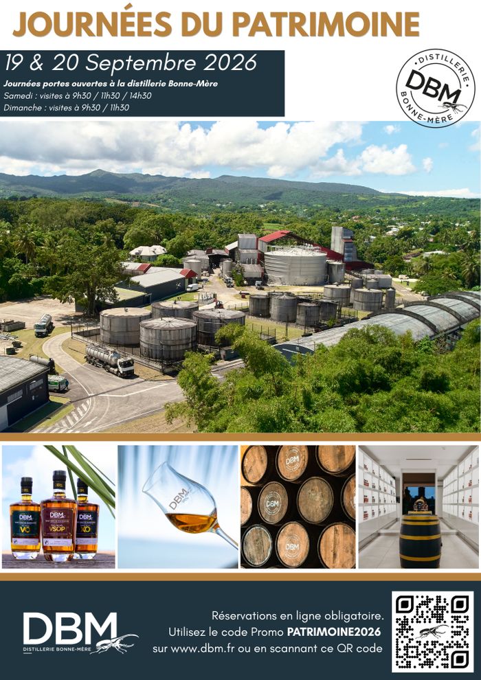Visites guidées de la distillerie Bonne-Mère, Distillerie Bonne Mère – DBM, Sainte-Rose