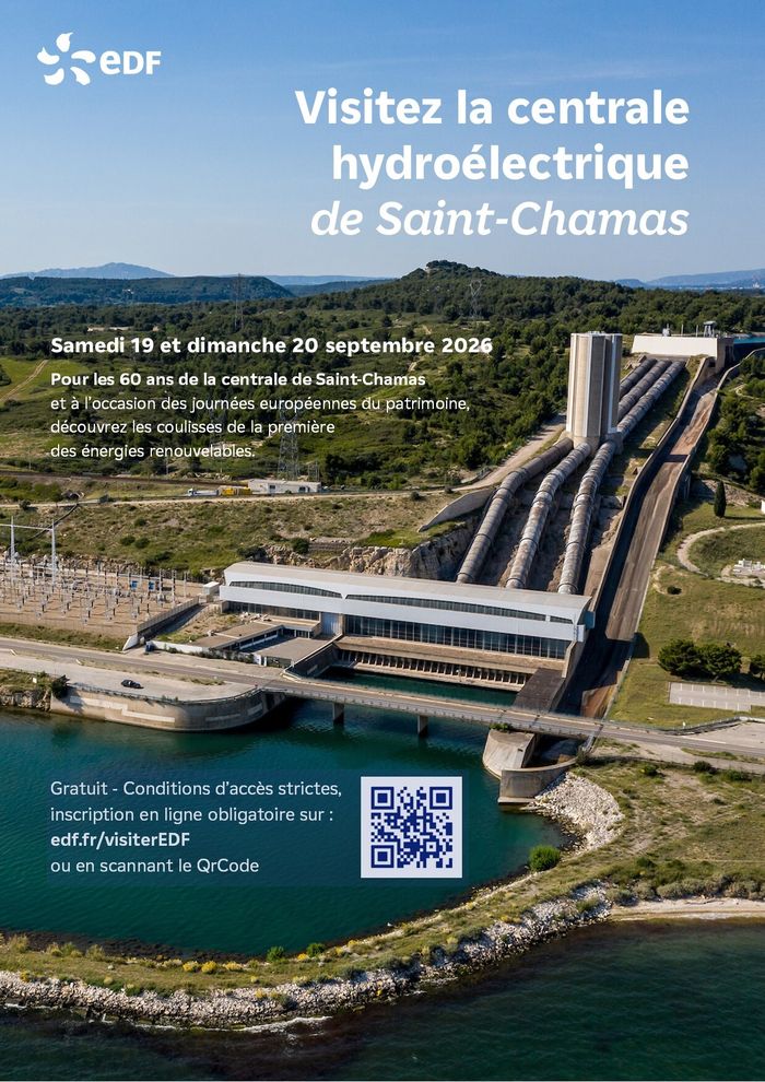Visitez la centrale hydroélectrique de Saint-Chamas, Centrale hydroélectrique EDF de Saint-Chamas, Saint-Chamas