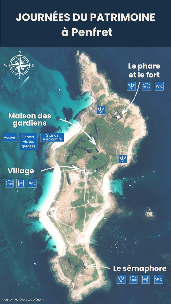 Vivre à Penfret : histoires d’hier et d’aujourd’hui, Maisons des gardiens de phare, Fouesnant