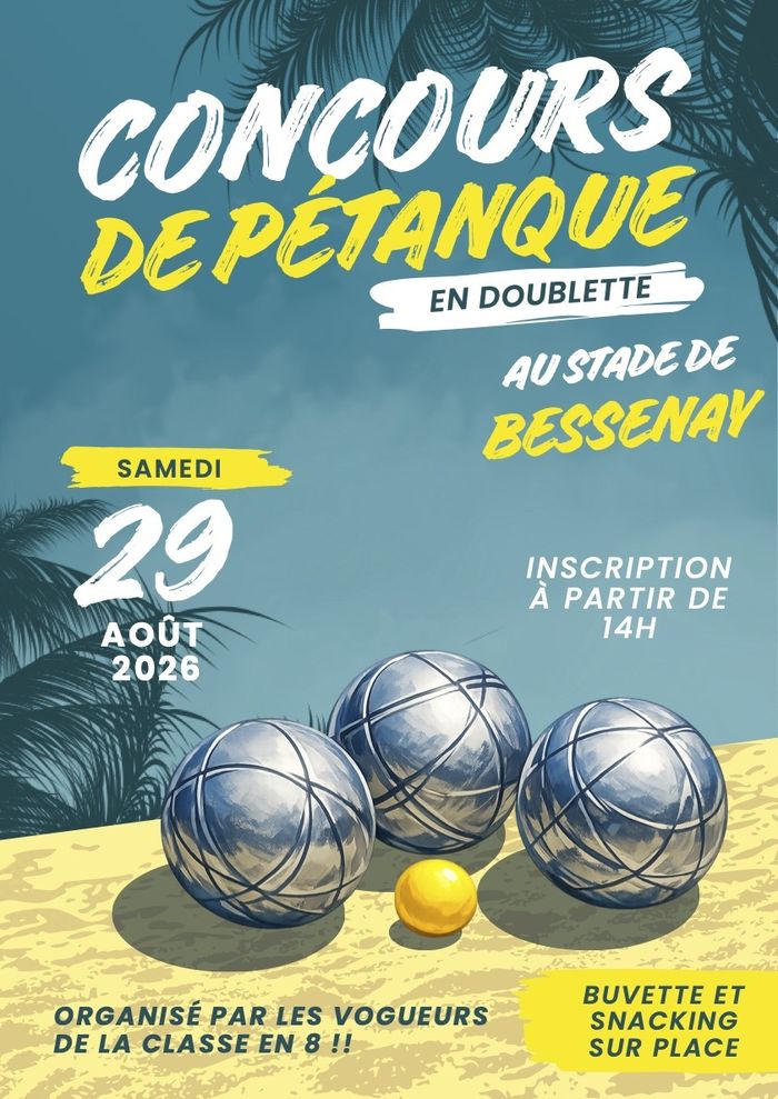 VOGUE 2026 – Concours de pétanque, Complexe sportive Jean Guilloud, Bessenay
