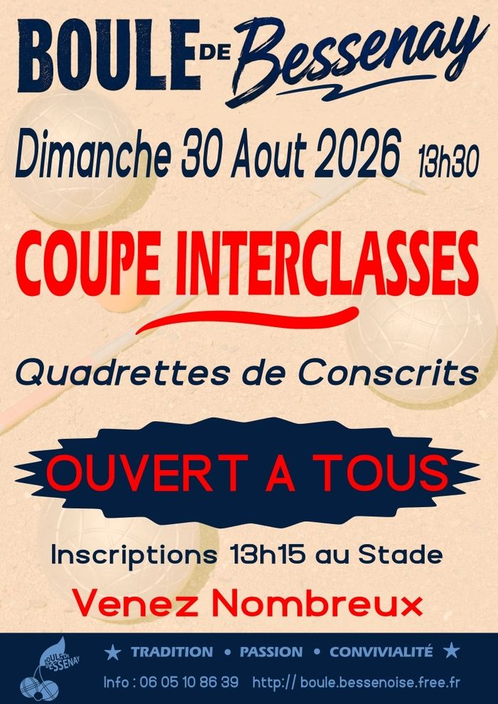 VOGUE 2026 – Coupe Interclasses, Complexe sportive Jean Guilloud, Bessenay