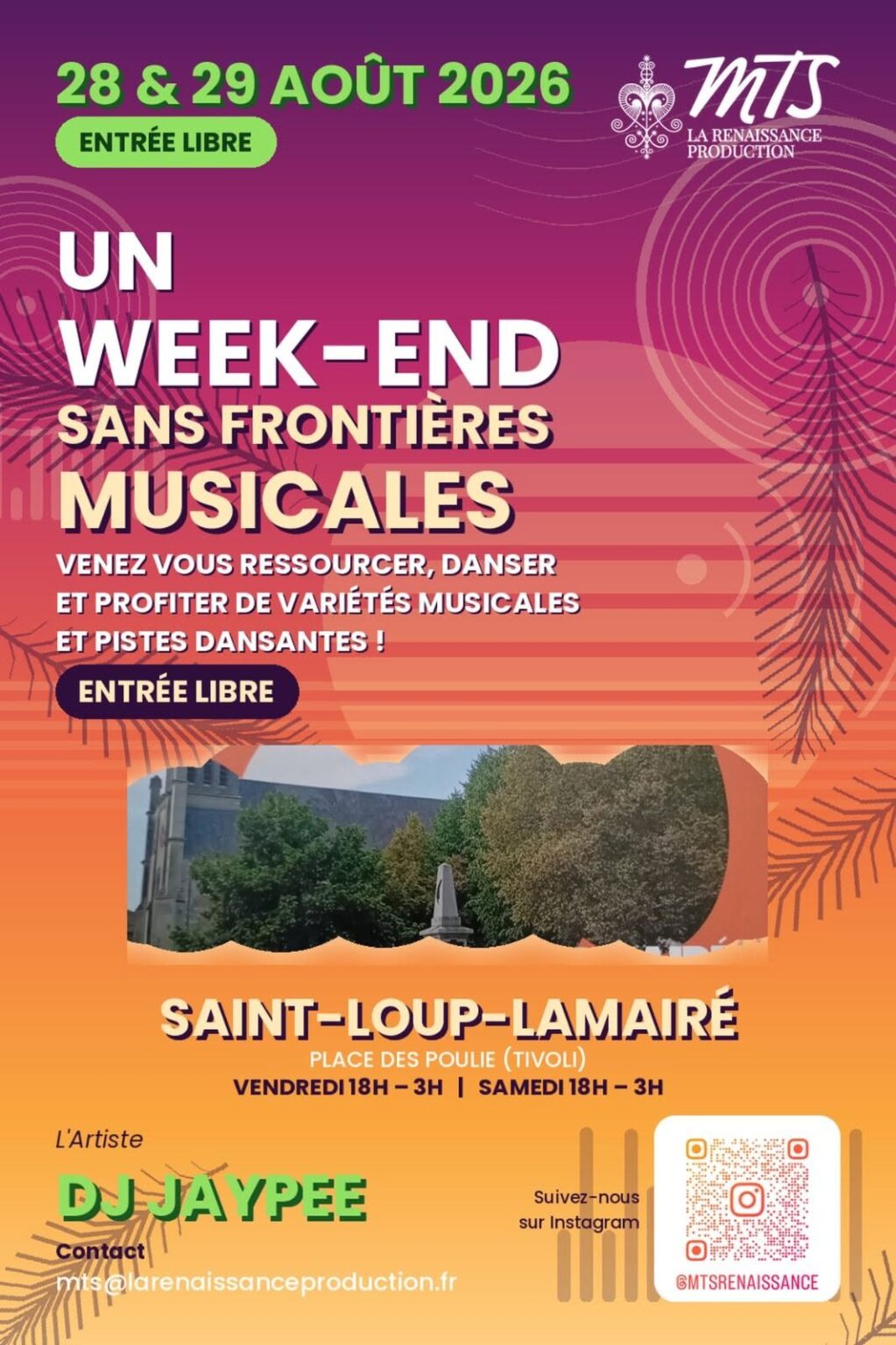 Week-end sans frontières musicales  Saint-Loup-Lamairé
