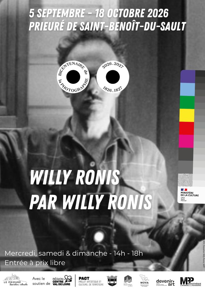 Willy Ronis par Willy Ronis, Prieuré de Saint-Benoît-du-Sault, Saint-Benoît-du-Sault
