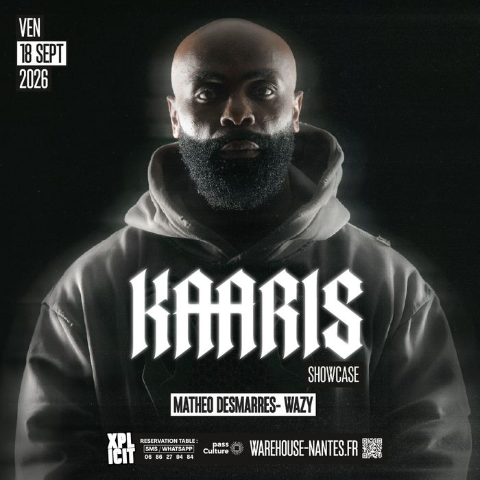 XPLICIT invite KAARIS en showcase exclusif à Nantes Warehouse Nantes
