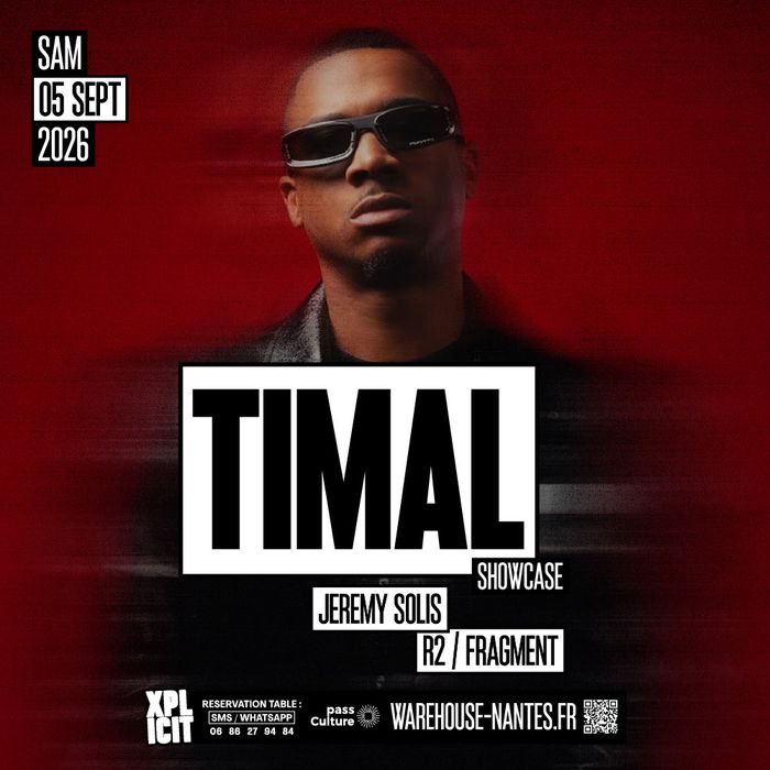 XPLICIT invite TIMAL en showcase exclusif à Nantes Warehouse Nantes
