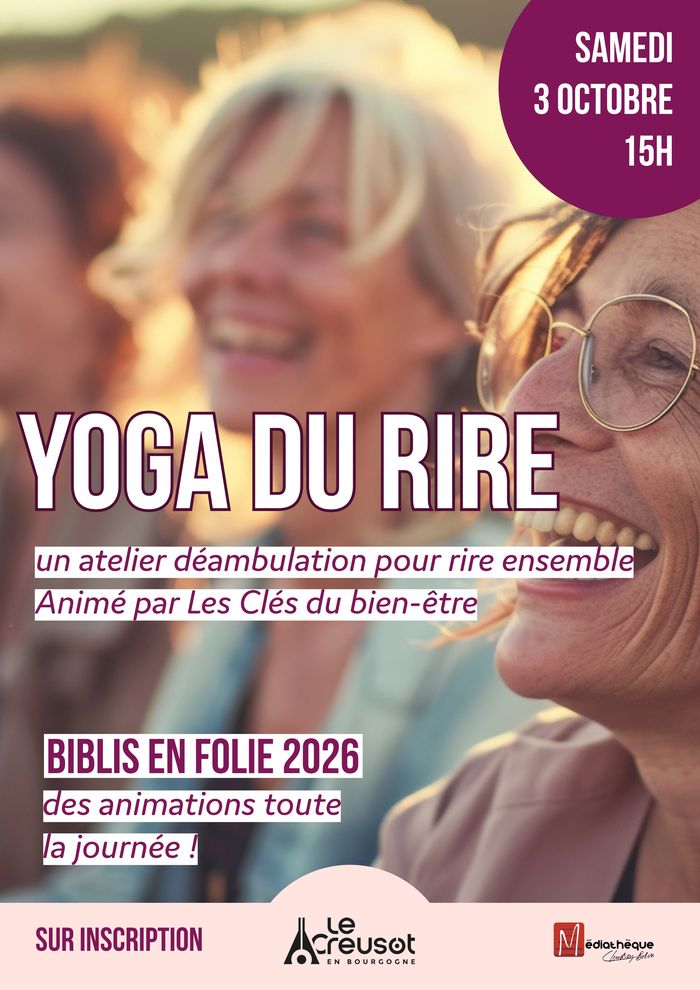 Yoga du rire, Médiathèque municipale, Le Creusot