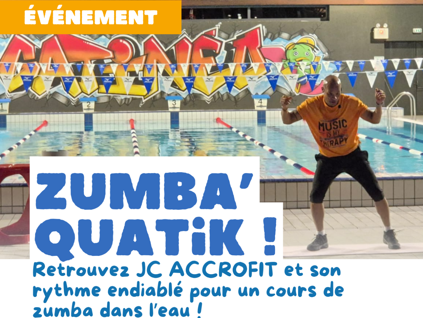 Zumba&rsquo;quatik 20 ans Gatinéo CENTRE AQUATIQUE GÂTINÉO Parthenay