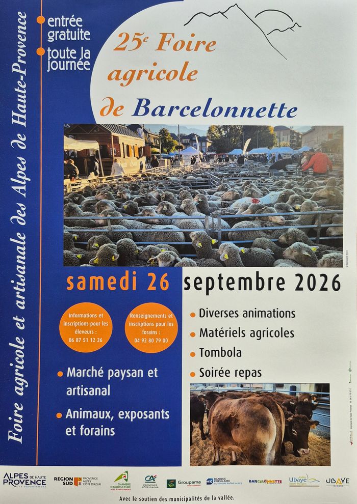 04 – Foire agricole de Barcelonnette, Place Aimé Gassier, Barcelonnette (04), Barcelonnette