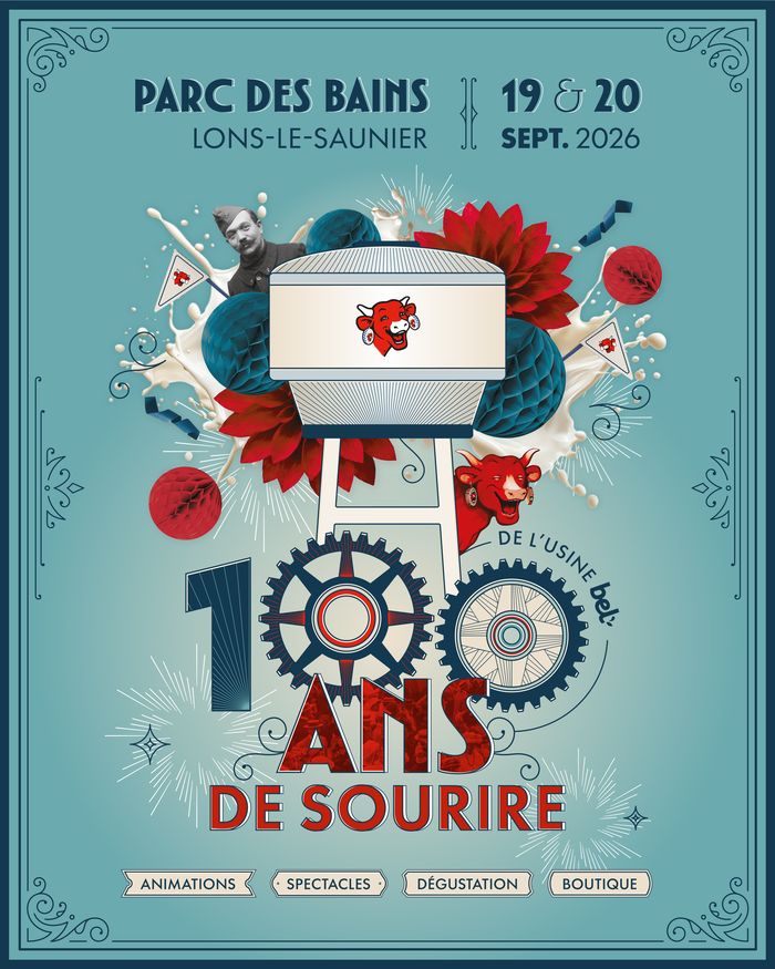 100 ans de l’usine BEL, Parc des Bains, Lons-le-Saunier