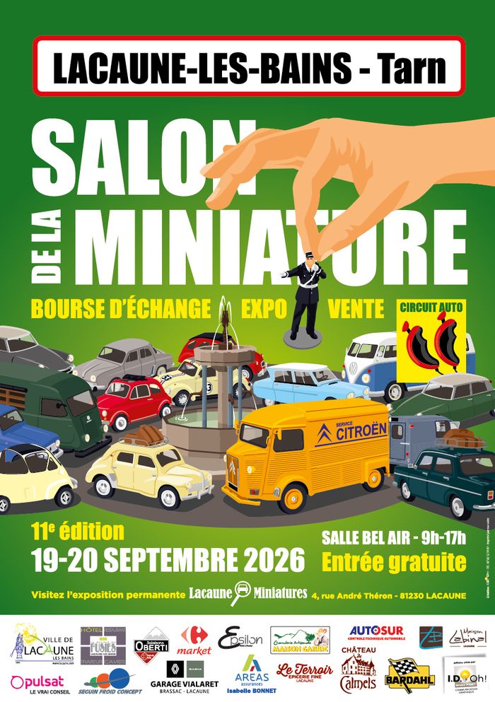 11ème Salon de la miniature de Lacaune, Salle Bel Air, Lacaune