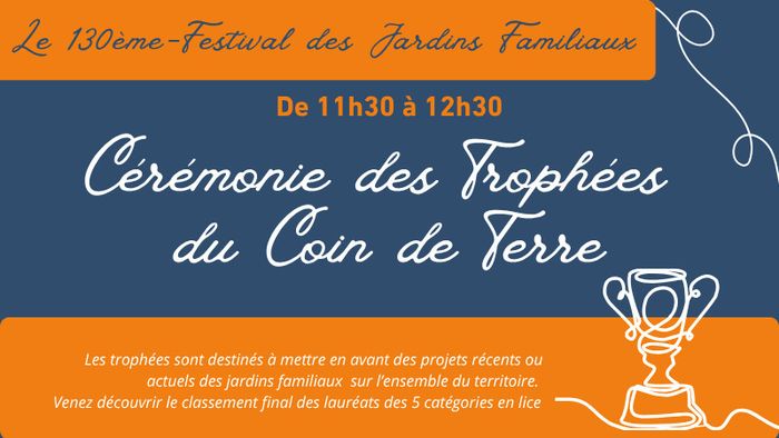 130e Festival des jardins familiaux – Cérémonie des Trophées, Le Point Fort d’Aubervilliers, Aubervilliers