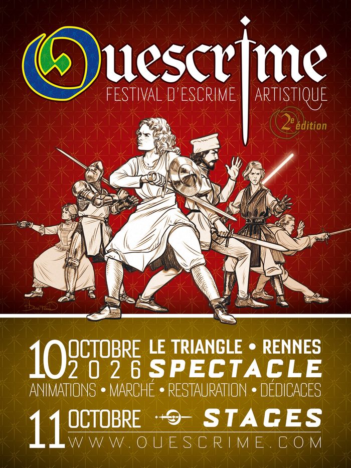 2e édition de Ouescrime : festival d’escrime artistique les 10 & 11 octobre, Triangle, cité de la danse, Rennes