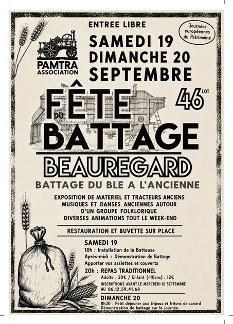 46ème Fête du battage Beauregard