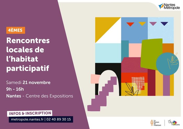 4èmes rencontres locales de l’habitat participatif Nantes Métropole – Centre des Expositions Nantes