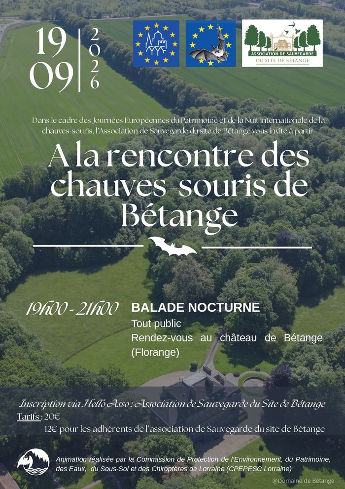 A la découverte des chauves-souris de Bétange, Château de Bétange, Florange