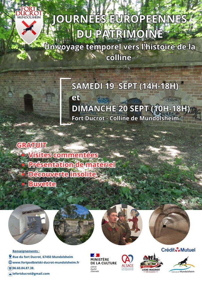 À la découverte des fortifications méconnues autour du fort, Fort Ducrot, Mundolsheim