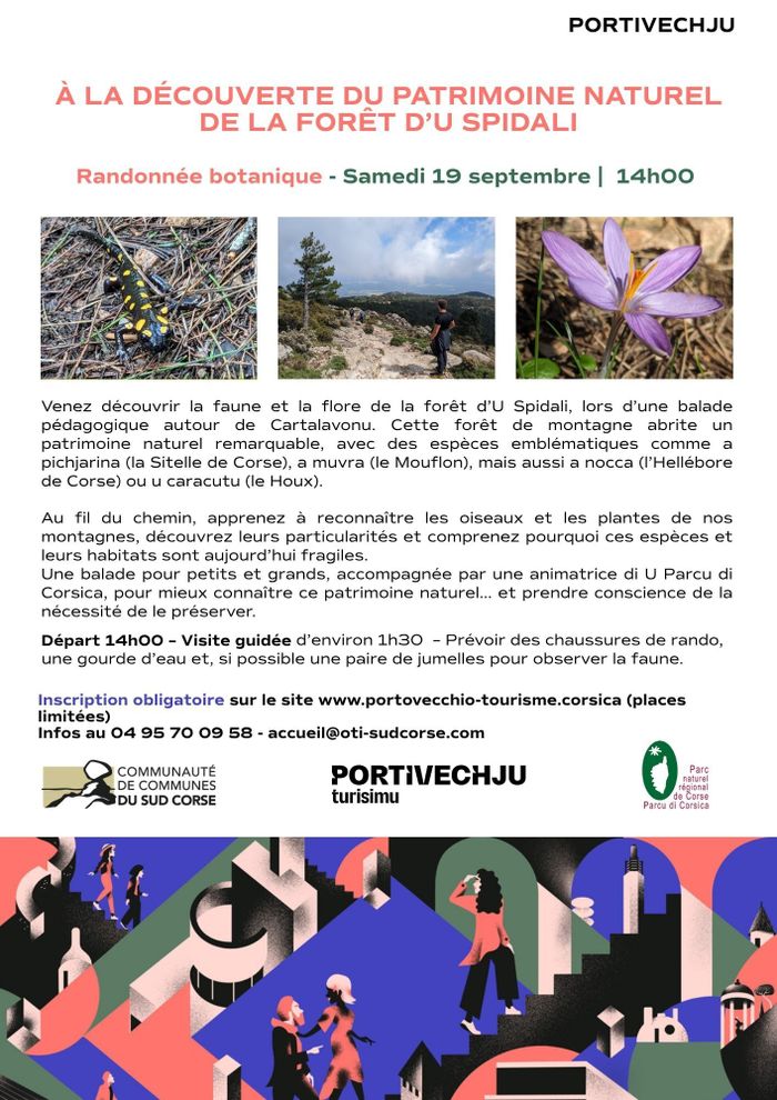 A LA DECOUVERTE DU PATRIMOINE NATUREL DE LA FORET D&rsquo;U SPIDALI, Hameau de Cartalavonu, Porto-Vecchio