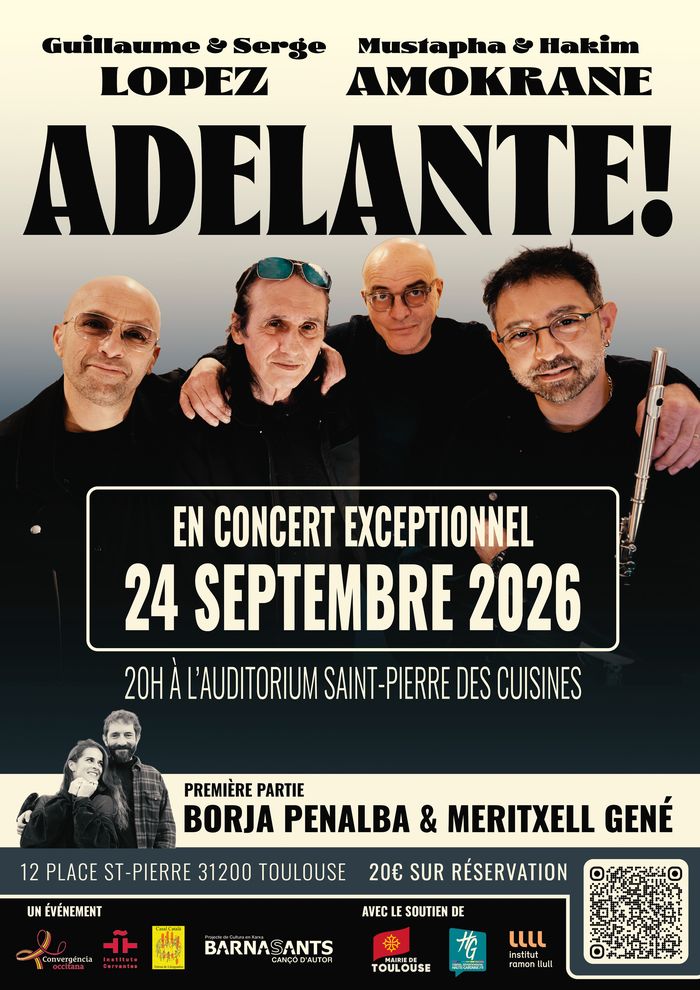 Adelante !, Auditorium Saint-Pierre des Cuisines, Toulouse