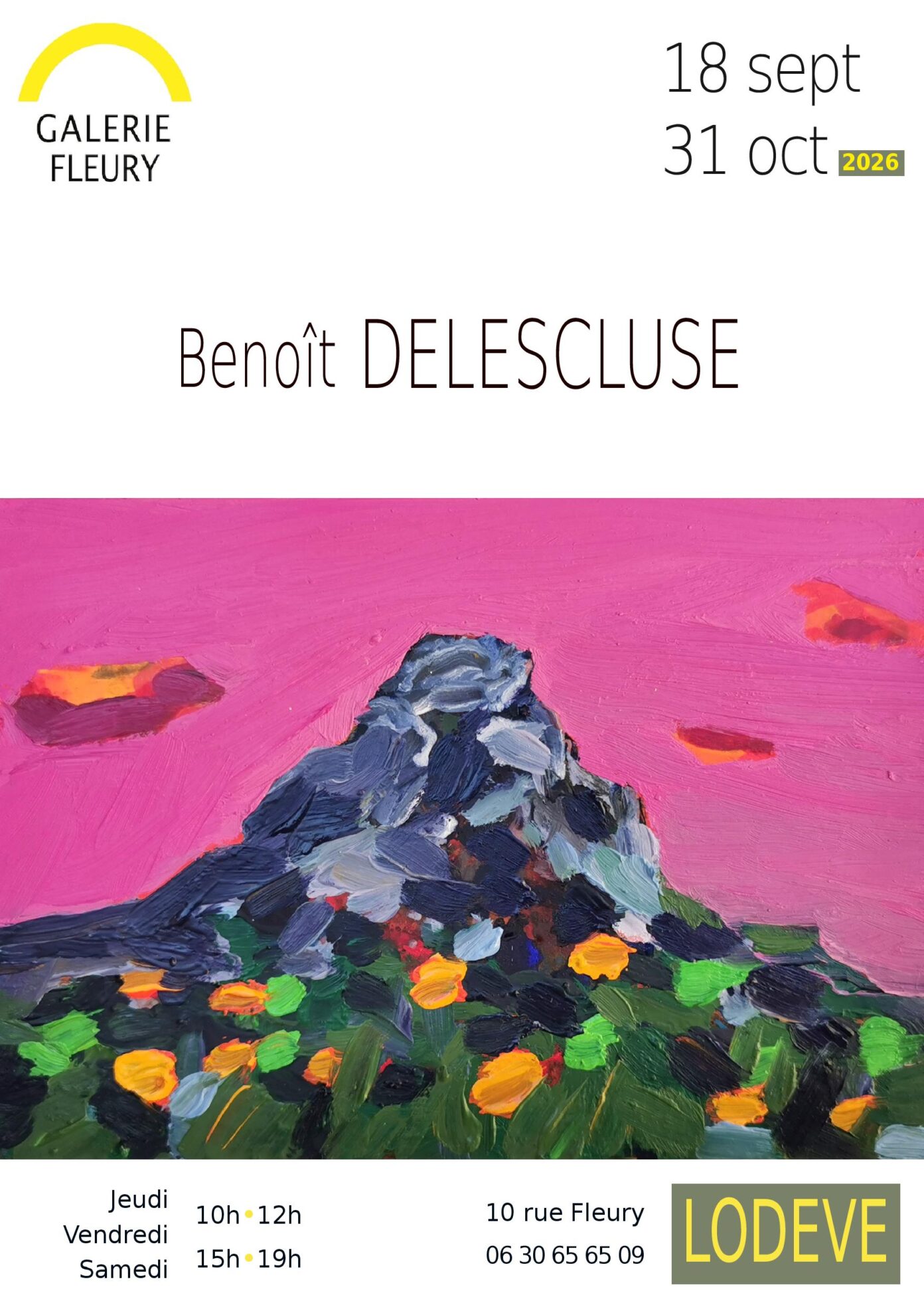 Benoît DELESCLUSE Galerie Fleury LODEVE