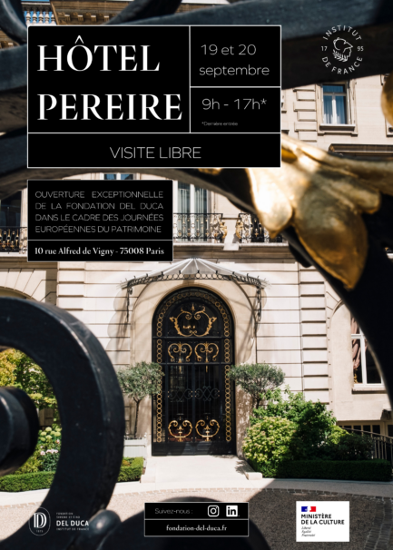 Ouverture de l’Hôtel Pereire pour les Journées européennes du Patrimoine Paris