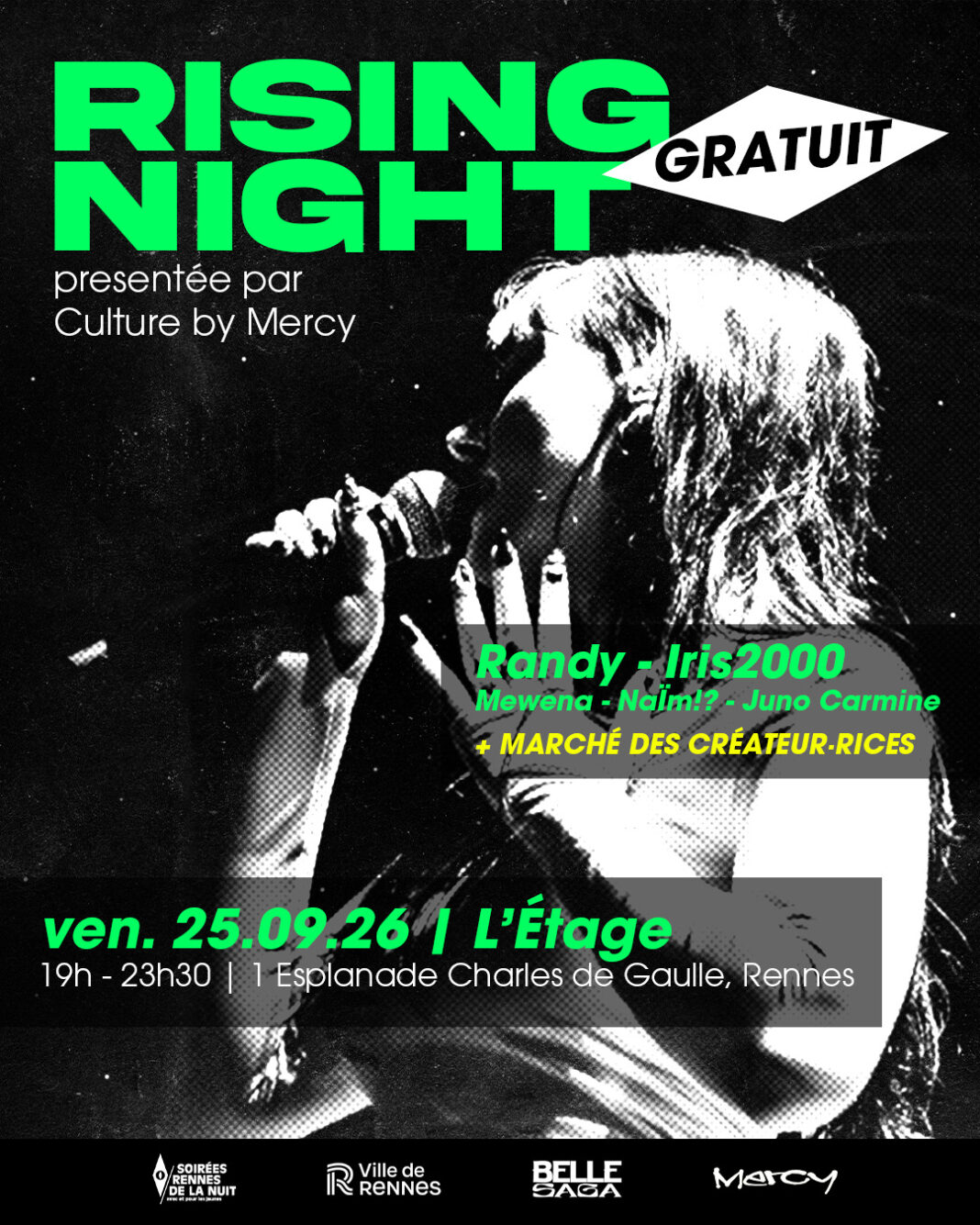 RISING NIGHT L’Etage Rennes