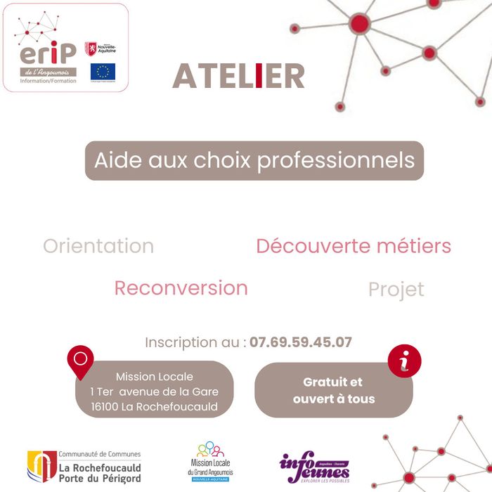 Aide aux Choix Professionnels, Mission Locale – La Rochefoucauld, La Rochefoucauld-en-Angoumois