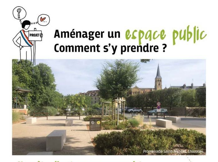 Aménager un espace public. Comment s’y prendre ?, caue71, Montceau-les-Mines