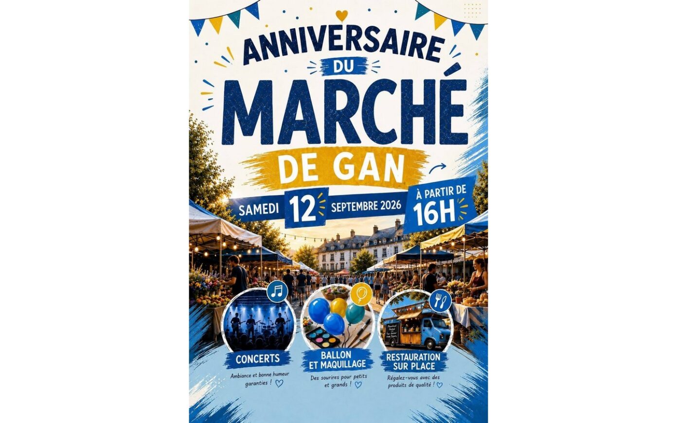 Anniversaire du marché de Gan Gan