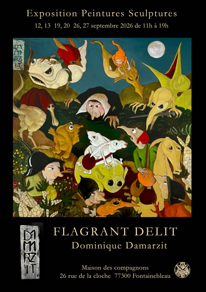 Aperçu de la Maison des Compagnons, exposition peintures et sculptures, Maison des compagnons, Fontainebleau