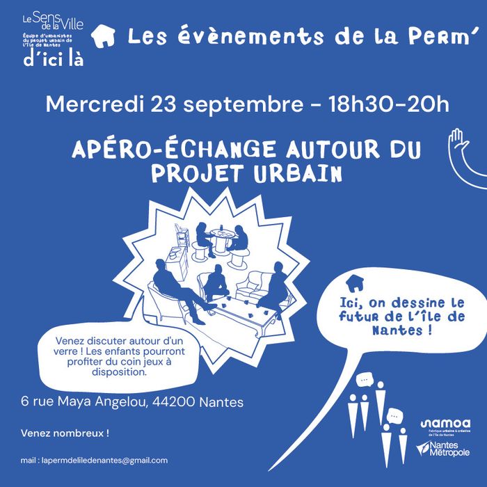 Apéro-discussion : prenez part au projet ! La Perm’ Nantes