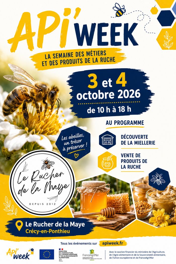 API’WEEK – 3 et 4 octobre 2026, Le Rucher de la Maye, Crécy-en-Ponthieu