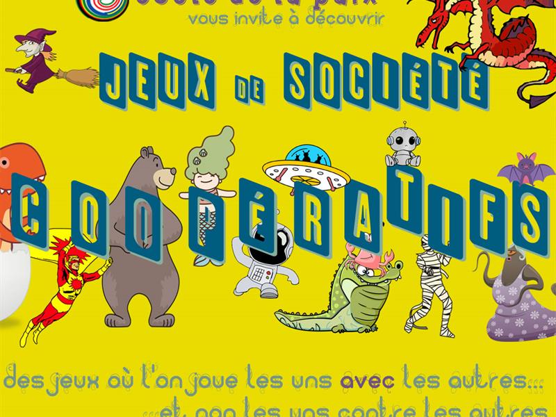 Après-midis jeux de société coopératifs Espace corchade Metz