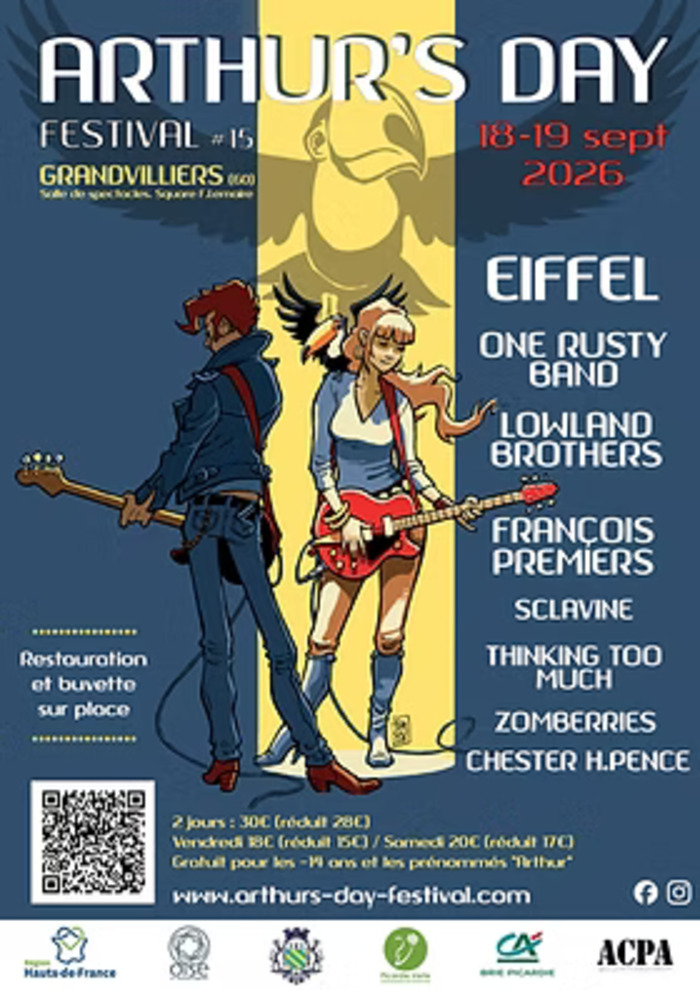 Arthur’s Day Festival, Salle de spectacle Grandvilliers, Grandvilliers