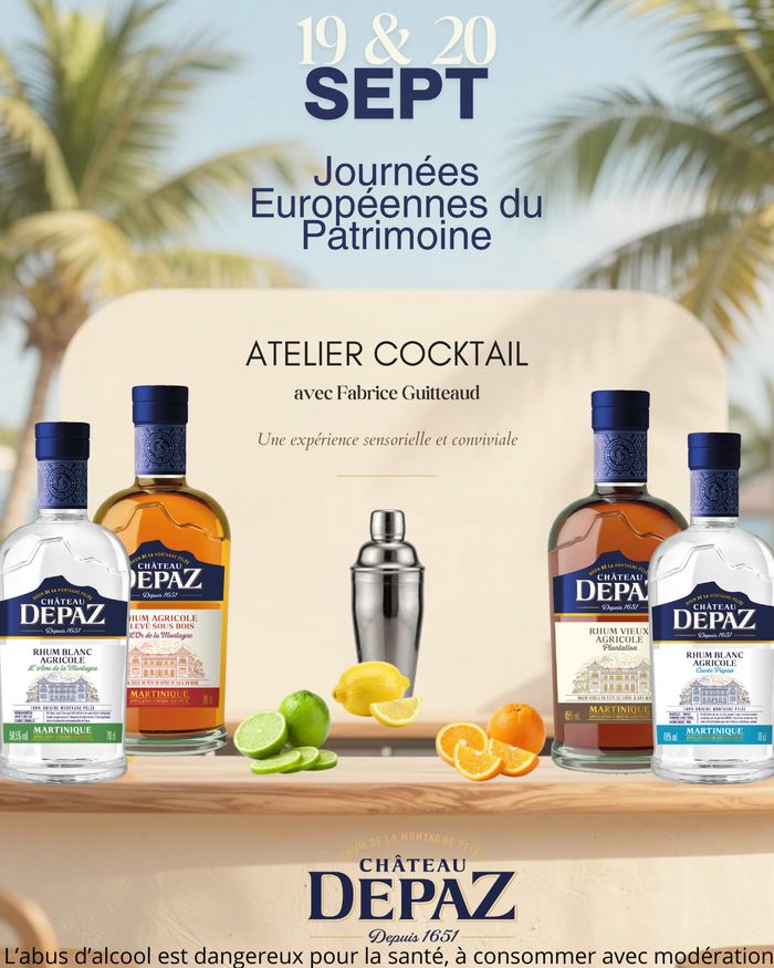 Atelier Cocktail by Depaz, Château DEPAZ, Saint-Pierre