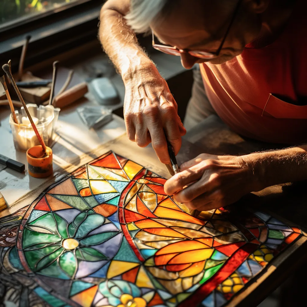 Atelier création vitrail Coussac-Bonneval