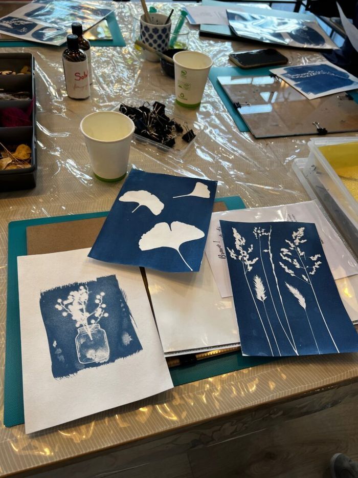 Atelier cyanotype, Théâtre de La Celle Saint-Cloud, La Celle-Saint-Cloud