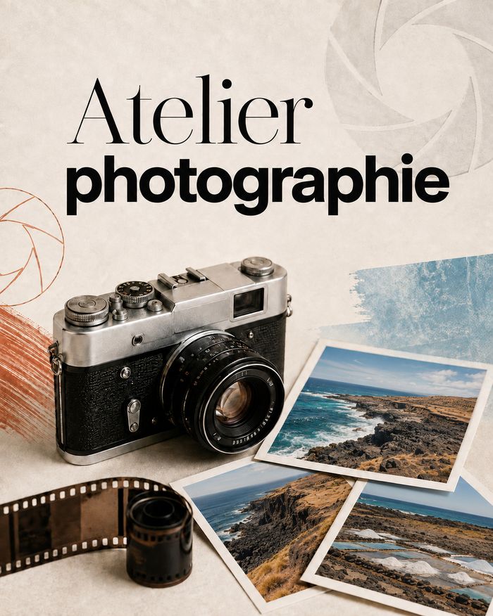 Atelier de photographie « La Pointe au sel au fil du temps », Musée du sel, Saint-Leu
