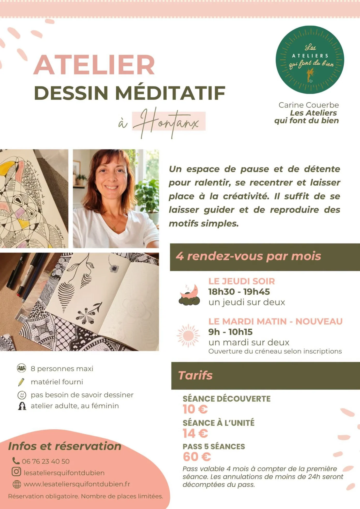 Atelier Dessin méditatif Hontanx