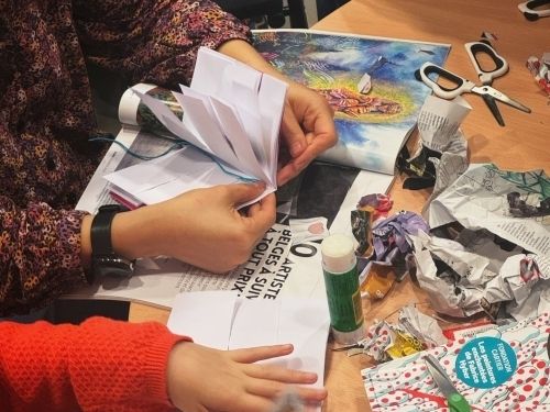 Atelier jeune public « Réparons demain ! » en collaboration avec la bibliothèque Charlotte Delbo, INHA – Institut national d’histoire de l’art (galerie Colbert), Paris
