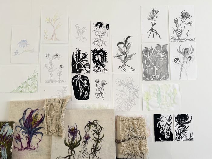 Atelier Laine feutré à la Résidence d&rsquo;Artiste, Résidence d&rsquo;artiste, Issoudun