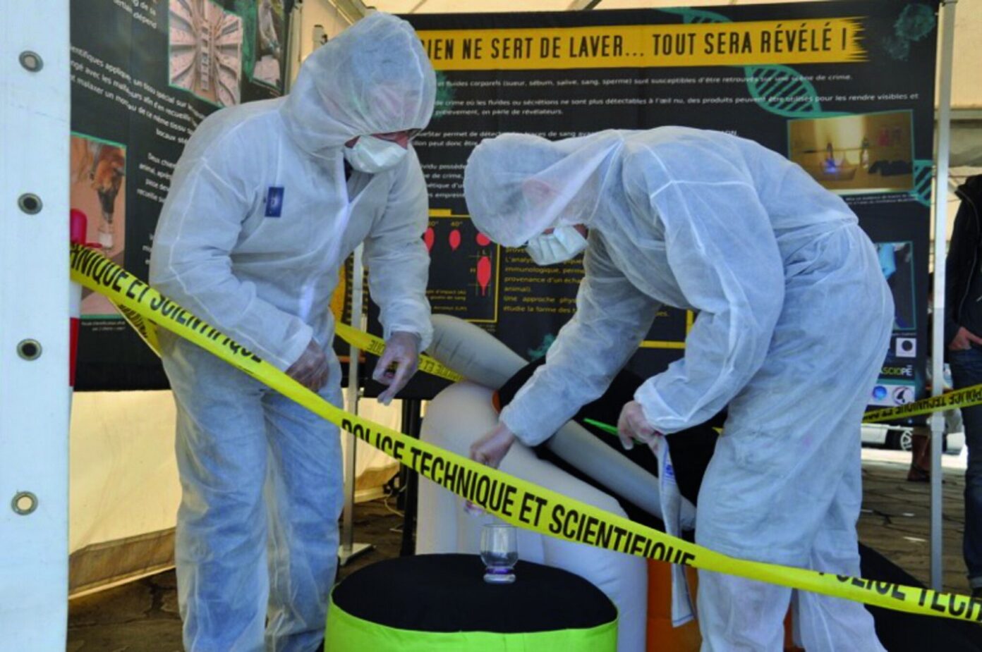 Atelier Police scientifique CCSTI Lacq-Odyssée Mourenx
