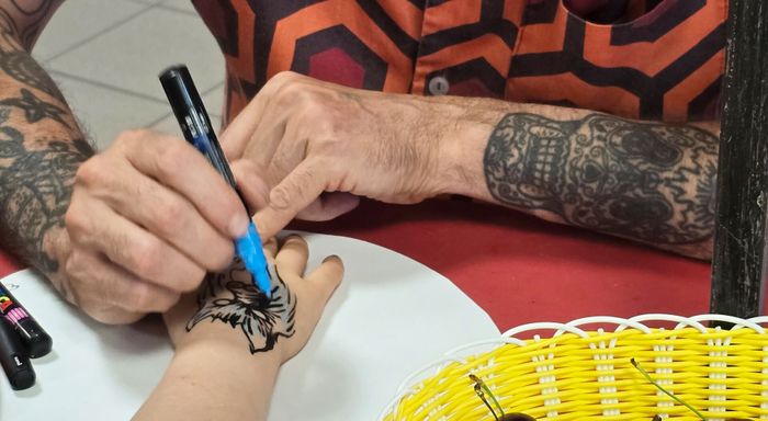 Atelier Tattoos éphémères, Théâtre Le Grand bleu, Lille